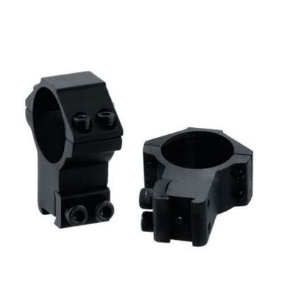 Gotical Scope Rings 1" Diameter .22 Dovetail 3/8th Rail - 25.4mm High Profile 22 Airgun 1 Inch 11mm Dovetail Rails - 2 Pieces (Pack of 1)