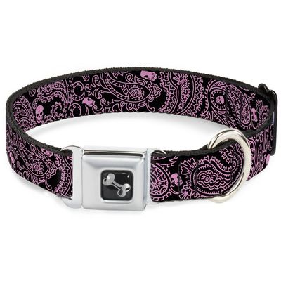 Dog Collar Bone - Cool Story Bitch Black White - Large 15-26"