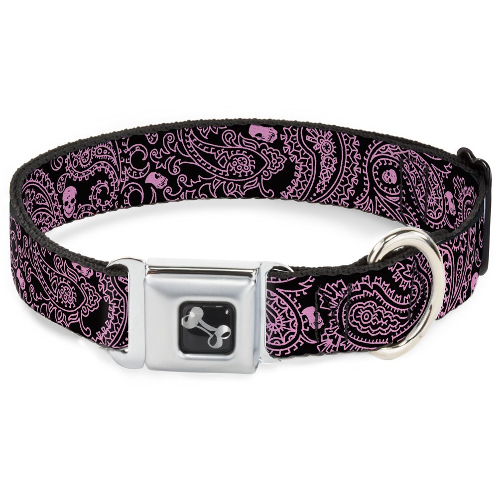 Dog Collar Bone - Cool Story Bitch Black White - Large 15-26"