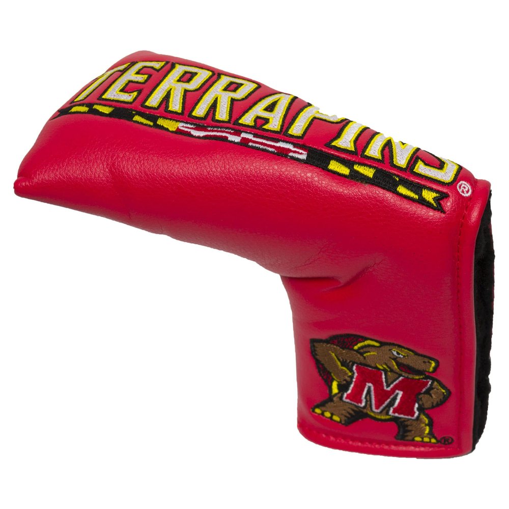 Team Golf NCAA Maryland Terrapins Vintage Blade Putter Cover Golf Club Vintage Blade Putter Headcover, Form Fitting Design, Fits Scotty Cameron, Taylormade, Odyssey, Titleist, Ping, Callaway