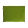 Unscented Eye Pillow with Cover - Gift Set - 4 x 8.5 - Organic Flax Seed - Soft Cotton Flannel - Washable - Soothing Relaxing - kiwi green view 2