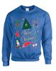 ALLNTRENDS Adult Sweatshirt Harry Christmas Cute Holiday Ugly Xmas Sweater (S, Royal Blue) view 1