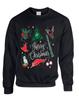 ALLNTRENDS Adult Sweatshirt Harry Christmas Cute Holiday Ugly Xmas Sweater (2XL, Black)