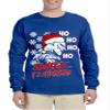 ALLNTRENDS Men's Long Sleeve Christmas Smile Its Christmas Ugly Gift (XL, Royal Blue) view 1