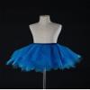 Big Girls Tutu Skirts Layered Tulle Princess Dresses Sparkle Halloween Tutu Royal Blue view 2