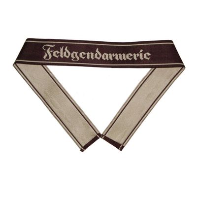 warreplica WW2 German Army FELDGENDARMERIE BEVO Cuff Title (Lot of 5) - Reproduction