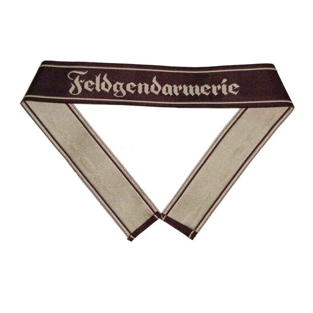 warreplica WW2 German Army FELDGENDARMERIE BEVO Cuff Title (Lot of 5) - Reproduction