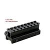 360 TACTICAL 1 inch See Through Riser Rail Riflescope Sight Weaver-Picatinny Rail 8 Slots view 3