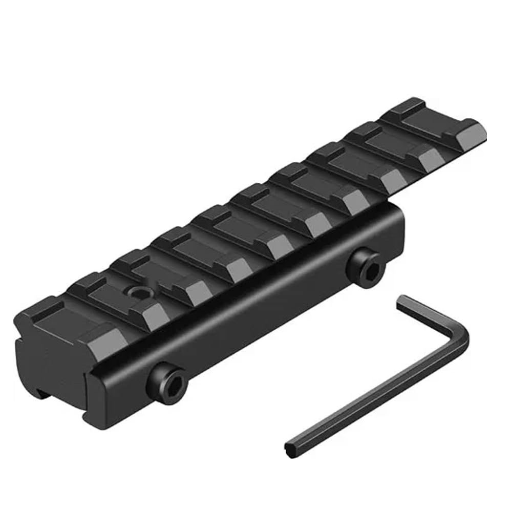 Gotical Low Profile 11mm / 3/8" Dovetail To Picatinny Rail Adapter Converter