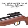 Gotical Low Profile 11mm / 3/8" Dovetail To Picatinny Rail Adapter Converter view 4
