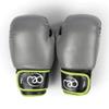 Fitness Mad Unisex's PVC Sparring Boxing Gloves, Green/Grey, 12 oz view 3