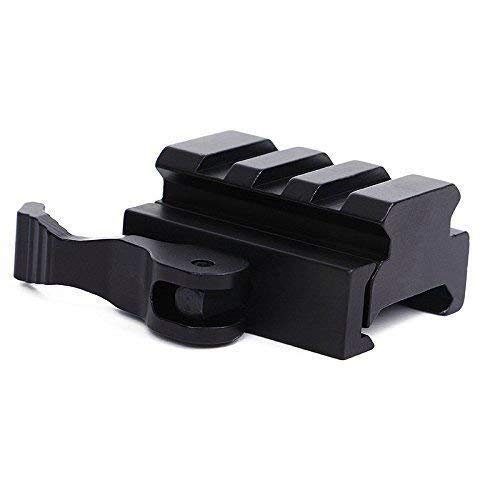 360 TACTICAL 3-Slot Quick Detach Lever Lock Picatinny/Weaver Rail Adaptor and Riser