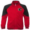 Outerstuff NHL Calgary Flames Youth Girls Faceoff Full Zip Jacket, Large(14), Red view 1