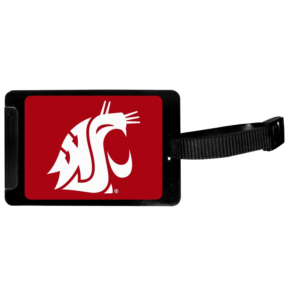 Siskiyou NCAA Washington State Cougars Luggage Tag Black, 3.25"
