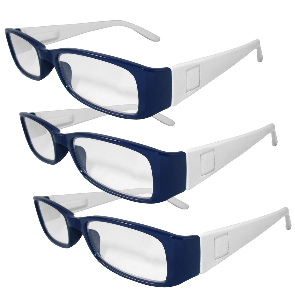 NFL Indianapolis Colts Reading Glasses Power +2.25, 3 Pack