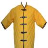 Thick Gambeson Medieval Padded Collar Short Sleeve 5 Buckle Armor ABS (59 inches, Yellow) view 1