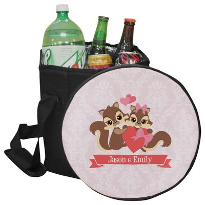 YouCustomizeIt Personalized Chipmunk Couple Collapsible Cooler & Seat