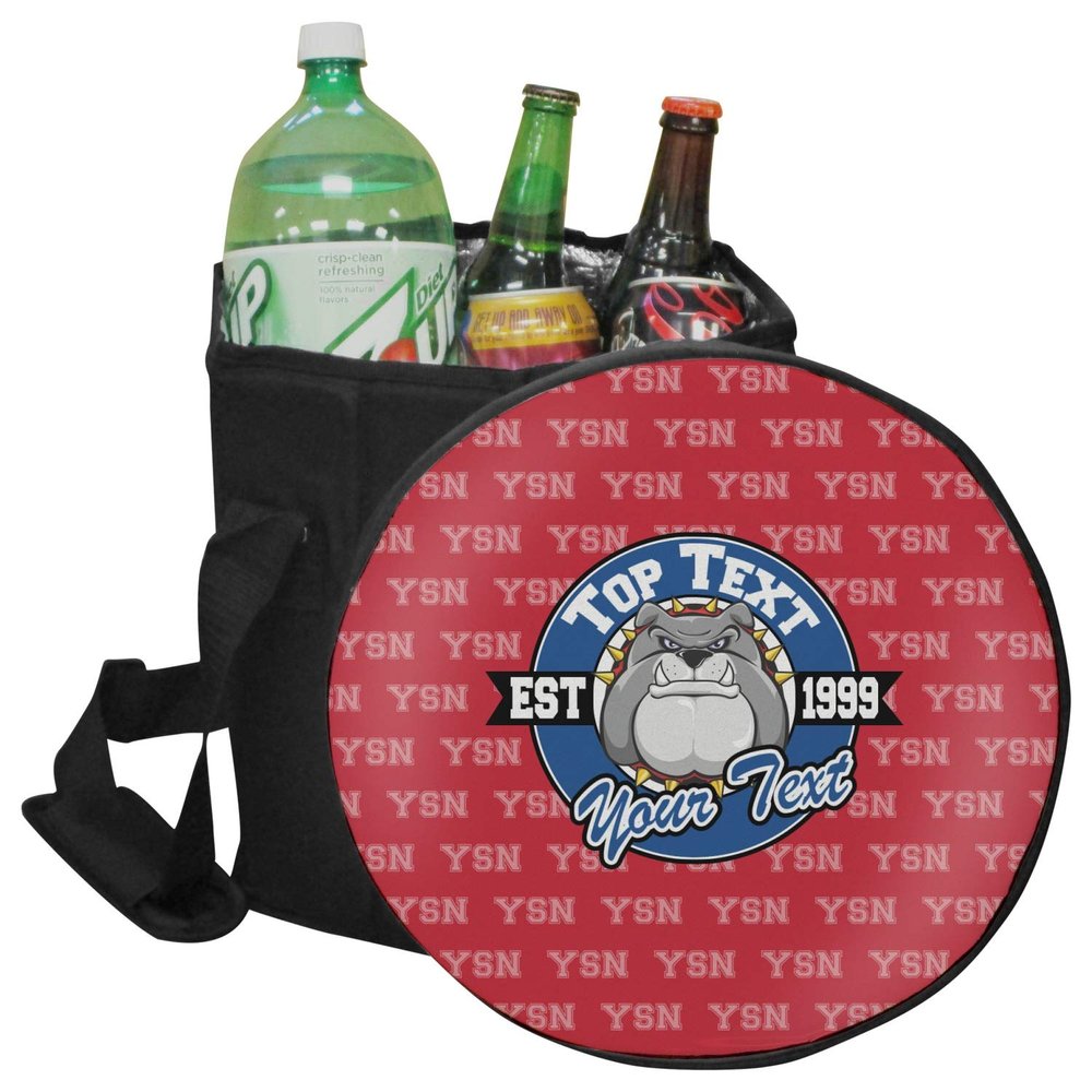 YouCustomizeIt Personalized School Mascot Collapsible Cooler & Seat