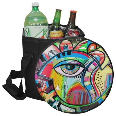 YouCustomizeIt Abstract Eye Painting Collapsible Cooler & Seat