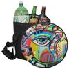 YouCustomizeIt Abstract Eye Painting Collapsible Cooler & Seat view 1