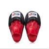Fairtex FMV9 Contoured Focus Mitts |Striking Accuracy & Protection for Boxing, Muay Thai, Kickboxing |Ergonomic Design, Soft Padding, Secure Fit Leather -(Red/Black) view 4