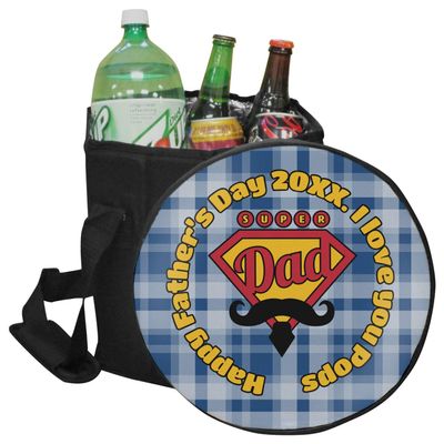 YouCustomizeIt Personalized Hipster Dad Collapsible Cooler & Seat