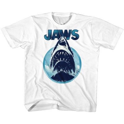 Jaws Jawhol White Toddler Little Boys T-Shirt Tee