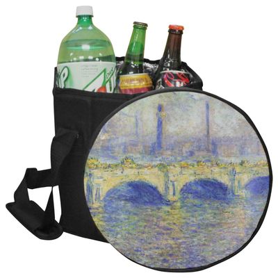 YouCustomizeIt Waterloo Bridge by Claude Monet Collapsible Cooler & Seat