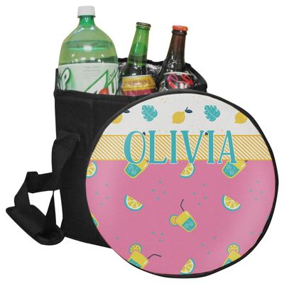 YouCustomizeIt Personalized Summer Lemonade Collapsible Cooler & Seat