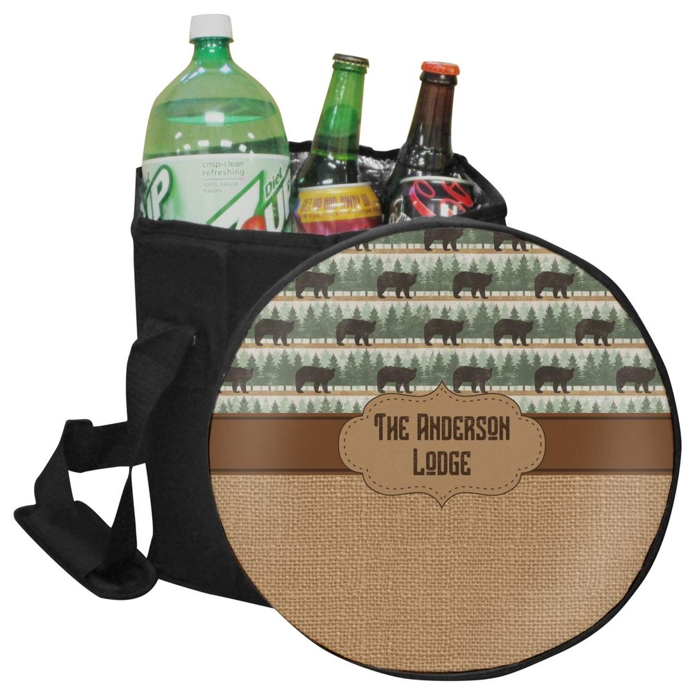 YouCustomizeIt Personalized Cabin Collapsible Cooler & Seat
