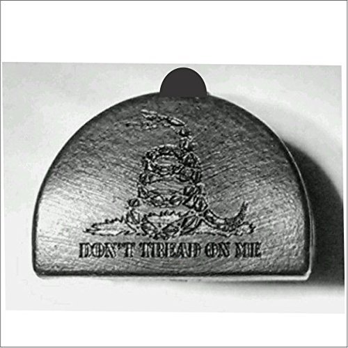 Aries Laser Designs JP-1 Slug Plug Engraved with Don't Tread On Me Snake; Fits Gen 1-3 Glock Pistols