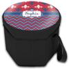 YouCustomizeIt Personalized Patriotic Fleur de Lis Collapsible Cooler & Seat view 2
