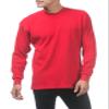 Pro Club Men's Heavyweight Cotton Long Sleeve Thermal Top, 5X-Large, Red view 4