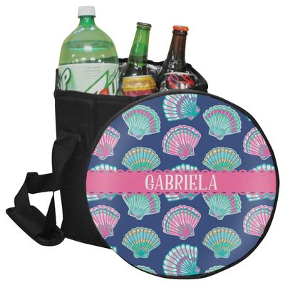 YouCustomizeIt Personalized Preppy Sea Shells Collapsible Cooler & Seat