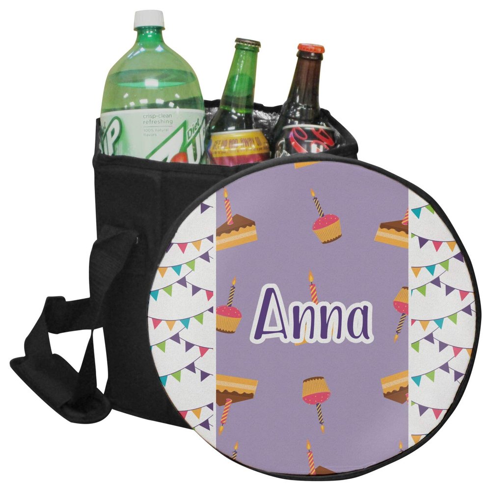 YouCustomizeIt Personalized Happy Birthday Collapsible Cooler & Seat