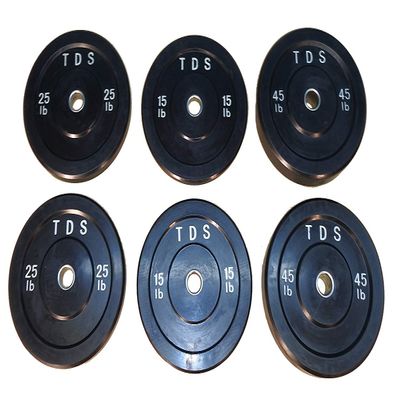 Premium Quality Virgin Pure Rubber Bumper Plate 170lb. set consists of (2) each (15lb, 25lb & 45lb) without any steel plates inside.