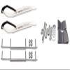 C&A Pro White XT Snowmobile Skis w/ 7.5" Shaper Bars Complete Kit Arctic Cat 2016+ Procross & Proclimb M Series view 1