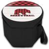 YouCustomizeIt Personalized Lumberjack Plaid Collapsible Cooler & Seat view 2