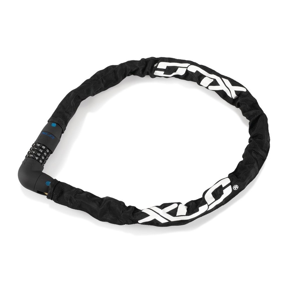 XLC Unisex Adult's LO-C19 Yakuza Plus Chain Combination Lock, Black, 1000 mm