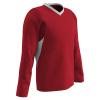 Champro Key Shooter Active Jersey Polyester Shirt, Youth X-Large, Scarlet, White Inset view 1