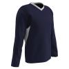 Champro Key Shooter Active Jersey Polyester Shirt, Youth Large, Navy, White Inset