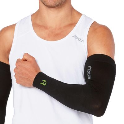 2XU Unisex Recovery Flex Arm Sleeves Black/Nero X-Small