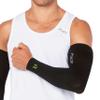 2XU Unisex Recovery Flex Arm Sleeves Black/Nero X-Small view 1