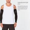 2XU Unisex Recovery Flex Arm Sleeves Black/Nero X-Small view 4