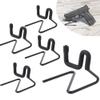Hold Up Displays - Single Pistol Holder for Gun Safe, Work Bench, Display Case or Table Top- Made in The USA (5 Pack) view 1