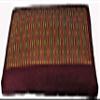 Boon Decor Meditation Bench Cushion for Kneeling Seiza (Global Weave Burgundy Brown) view 1