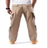 BACKBONE Mens Military Army Style Camouflage Cargo Pants for Fishing Hunting Gaming Camping (42, Khaki) view 3