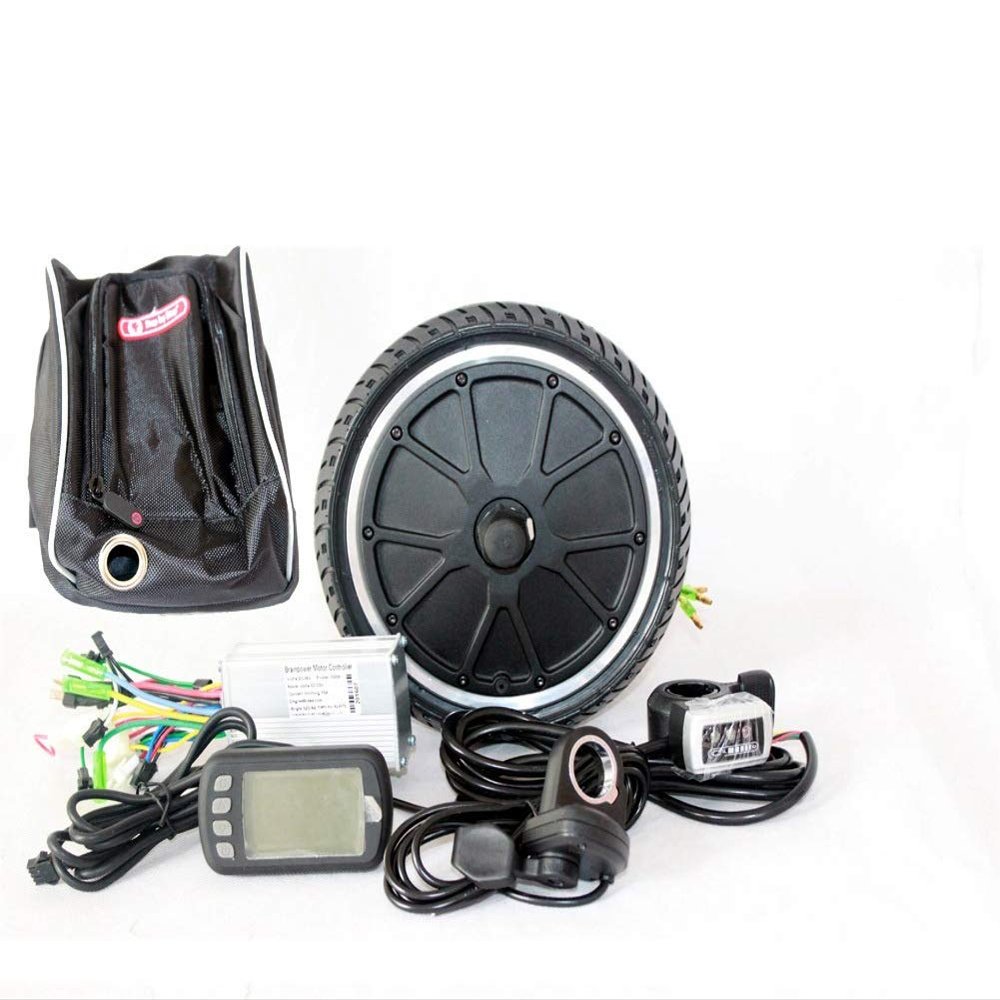 Bike Motor Wheel ul trathin hub Motor for Scooter brushless Controller with EBS Brake and LCD Display (with Display)
