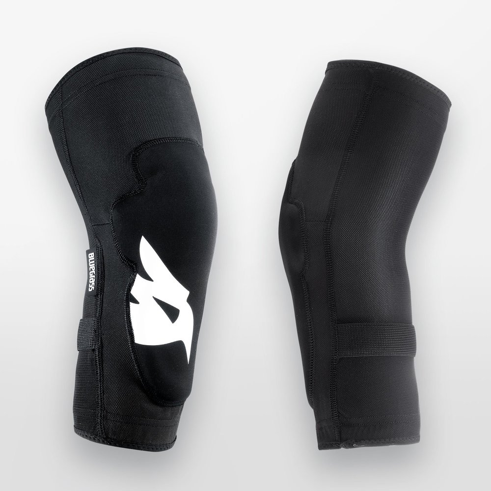 Blue Grass Unisex's Skinny Knee Pads S, Black/White, S BGP025