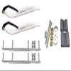 C&A Pro White XT Snowmobile Skis w/ 9" Shaper Bars Complete Kit Arctic Cat 2012+ Viper 2014+ Except 2016 Procross view 1